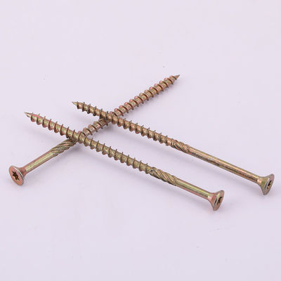 Kalite  Yellow Zinc Torx Drive Chipboard Screw Double Countersunk Head Chipboard Screw fabrika