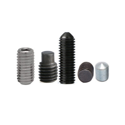 Kalite  Custom Flat Point Hollow Hexagon Set Screws SS304 Hex Socket Allen Nose Grub Screw Set fabrika