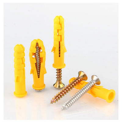Kalite  Plastic Drywall Wall Anchors Nylon Wall Plug Anchor With Self Tapping Screws For Plasterboard fabrika